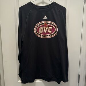 Adidas Long Sleeve Shirt - Ohio Valley Conference - Black - Size L
